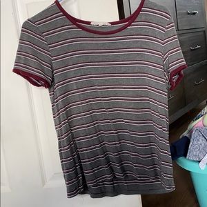 Grey Striped T-Shirt